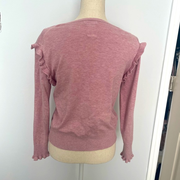 Zara Knitwear Fancy Collection pink cardigan - Picture 2 of 3